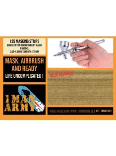   1 Man Army - High Definition Strips 6 Widths 0,25 Mm - 1,5 Mm X 175 Mm