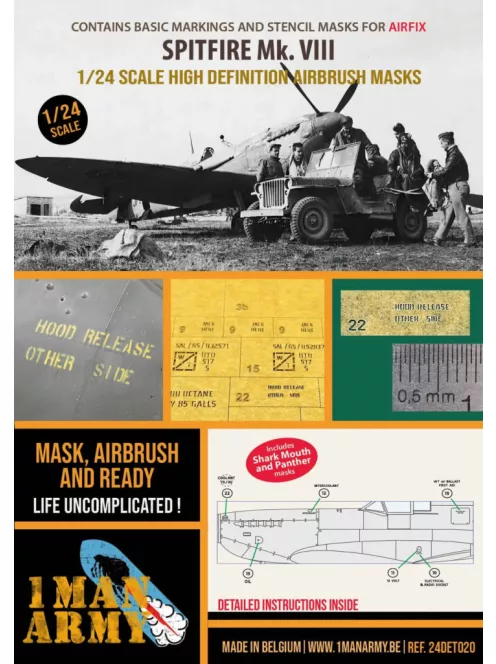 1 Man Army - Supermarine Spitfire Mk. VIII ( Airfix )