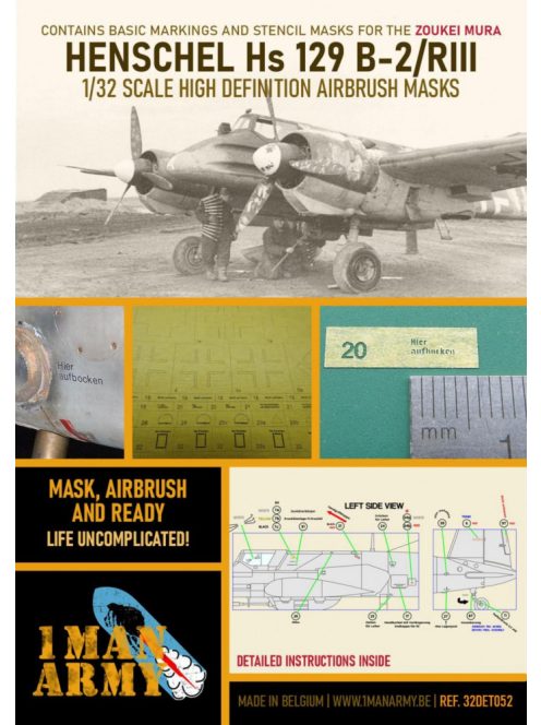 1 Man Army - Henschel Hs-129 B2/RIII for Zoukei Mura