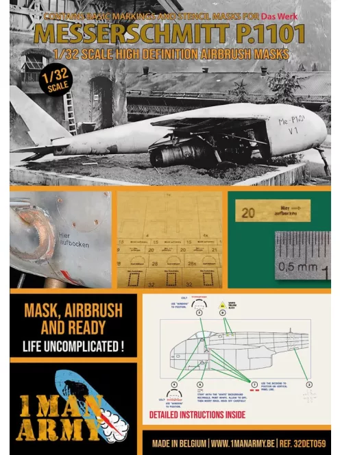 1 Man Army - Messerschmitt P.1101 ( Das Werk )