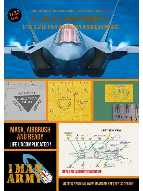 1 Man Army - Lockheed Martin F-35 A Lightning II ( Italeri )