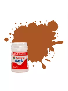   Humbrol - Humbrol Acrylic No9 Tan Gloss 18,2ml (14ml plus 30% extra free)
