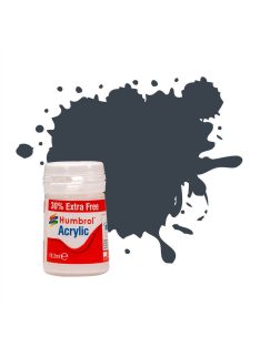   Humbrol - Humbrol Acrylic No32 Dark Grey Matt 18,2 (14ml plus 30% extra free)