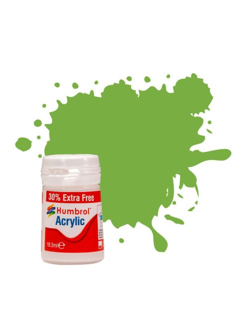 Humbrol - Humbrol Acrylic No38 Lime Gloss 18,2ml (14ml plus 30% extra free)