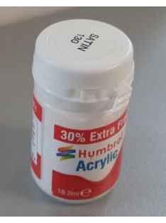   Humbrol - Humbrol Acrylic 130 White Satin 18,2ml (14ml plus 30% extra free)