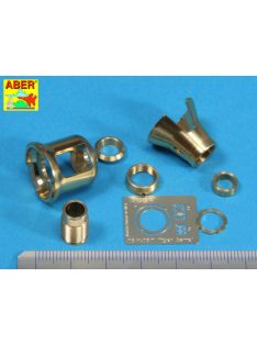   Aber Models - Early muzzle brake used on German 8,8zm barrel Tiger I-early and Tiger II