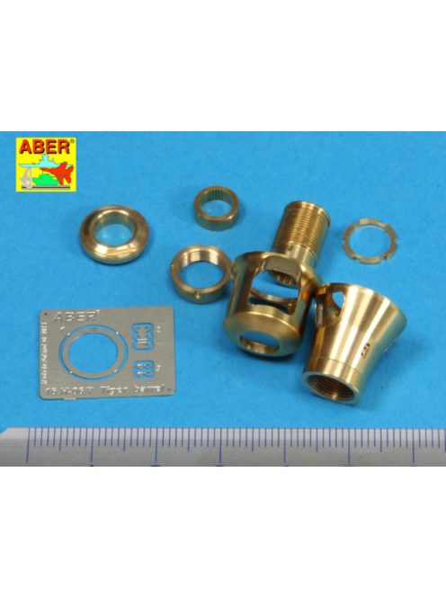 Aber Models - Late muzzle brake forTiger II (Henschel turret)