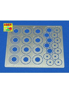 Aber Models - Standard drilled discs 12mm