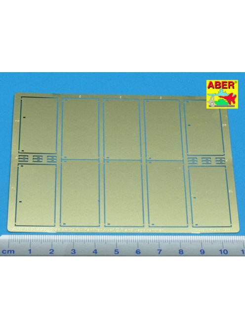 Aber Models - Side skirts for Panther Ausf.G, Jagdpanther