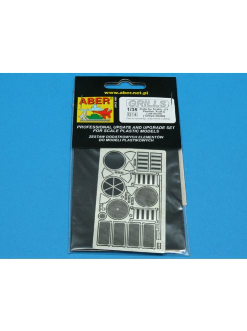 Aber Models - Grilles for Sd.Kfz. 171 Panther, Ausf G-late model