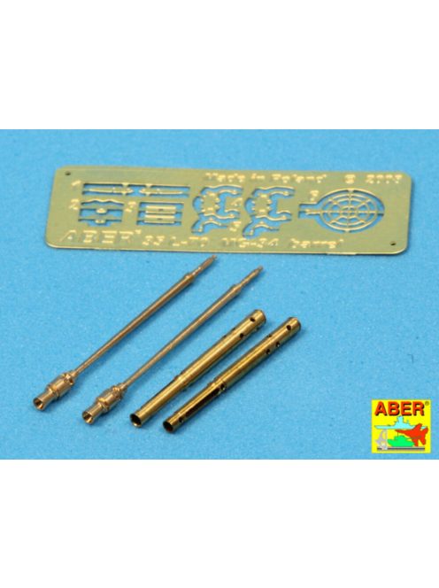 Aber Models - Set of 2 barrels for German tank machine gun MG 34 with Panzermantel