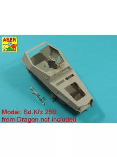   Aber Models - Barrel for German machine gun MG34 with Panzerschild