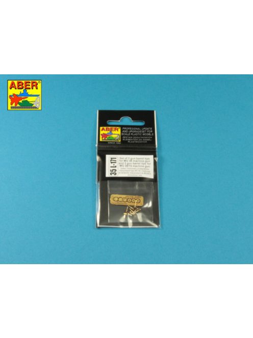 Aber Models - Set of gun barrel tips for MG 08 x3 pcs. And barrel tips for MG 08/15 x 3 pcs.
