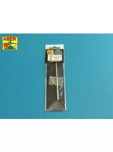   Aber Models - 7,5cm/5,5cm Pak 41 L/57 gun barrel with muzzle brake for German Tank Pz.Kpfw. VI Ausf. C (VK36.01)