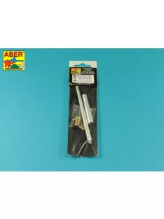   Aber Models - Barrel with muzzle brake for German Krupp 12,8cm PAK 44 Anti-Tank Gun (Great Wall)