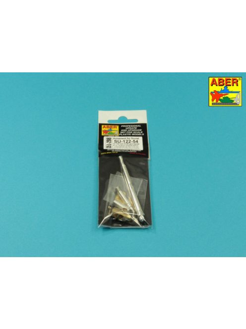 Aber Models - Armament for Soviet SU-122-54: 1x122 mm D-49 gun barrel, 1x14,5 mm KPVT