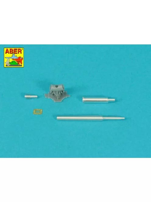 Aber Models - 90 mm barrel Y-Shaped Muzzel Brake with mantlet for M47