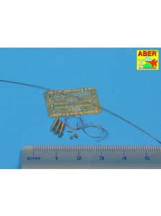 Aber Models - US antenna & brackets (set of 3 pcs)