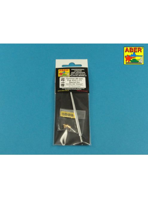 Aber Models - German 88mm Pak 43/2 L/71 barrel for Sd.Kfz.184 Elefant