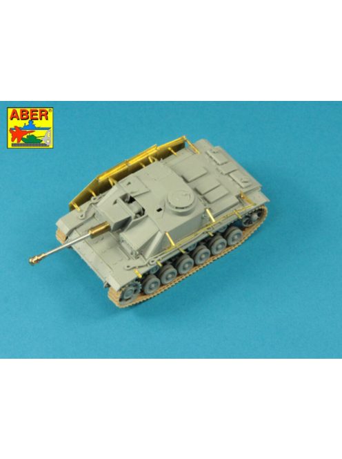 Aber Models - German StuK.40 L/48 7,5 cm Bartel with middle model muzzle brake for StuG. III Ausf.G late & StuG. IV - early