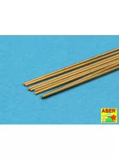 Aber Models - Brass  round rods 0,6mm