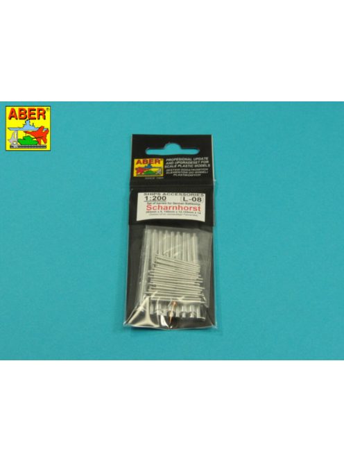 Aber Models - Main Armament for German battleship Scharnhorst: 280mm x 9 150mm x 12 105mm x 14