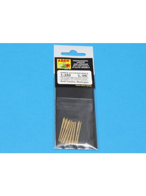 Aber Models - Set of 9 pcs 406 mm short barrels for North Carolina