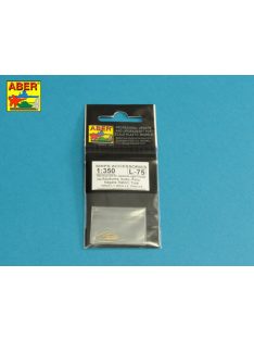   Aber Models - Barrels set for Japnnese Light Cruiser like: Abukama Isuzu Kinu Nagara Natori Yura -140mm x 7, 25mm x 4, 13mm x 4