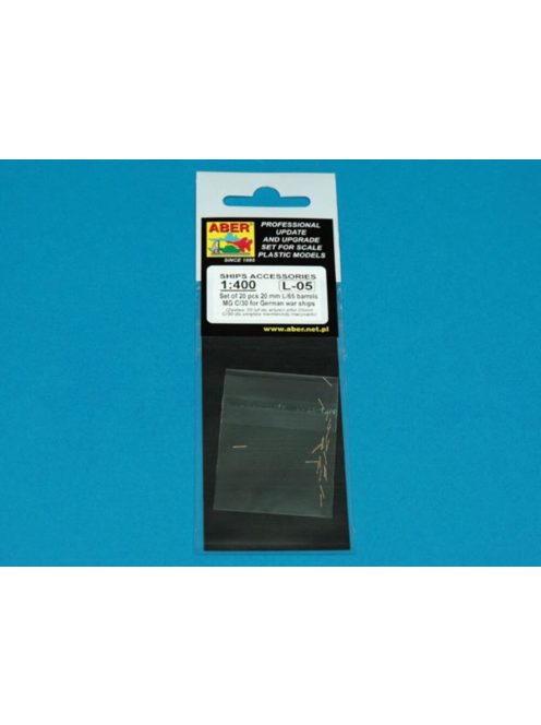 Aber Models - Set of 20 pcs 20mm barrels MG C/30