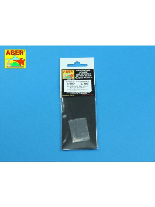 Aber Models - Set of 20 pcs QF 2-pdr (40mm) Mark VIII Pom-Pom