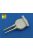 Aber Models - Set of 8 pcs 381mm short barrels for turrets with antiblast covers ships Hood