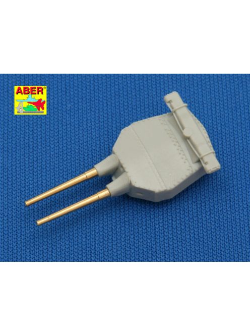 Aber Models - Set of 8 pcs 381mm short barrels for turrets with antiblast covers ships Hood