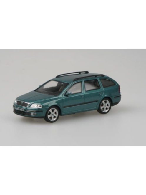 ABREX - 1:43 Skoda Octavia II Combi (2004) - Green Island Metallic - Abrex