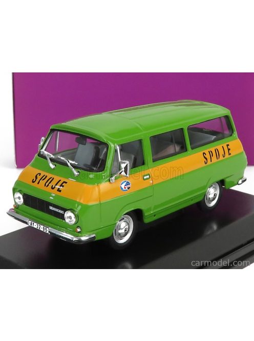 Abrex - Skoda 1203 Minibus Poste Spoje 1974 Green Yellow