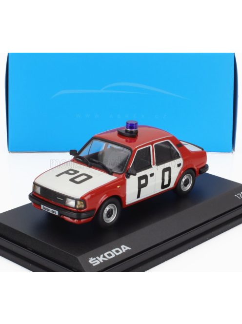 Abrex - SKODA 120L PO FIRE ENGINE 1984 RED WHITE