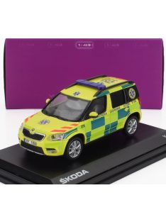   Abrex - SKODA YETI SUV FACELIFT (RESTYLING) AMBULANCE 2013 YELLOW GREEN