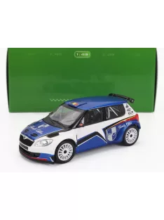   ABREX - SKODA FABIA II FL S2000 N 0 SKODA MOTORSPORT LOIX DESIGN RALLY 2010 BLUE MET WHITE