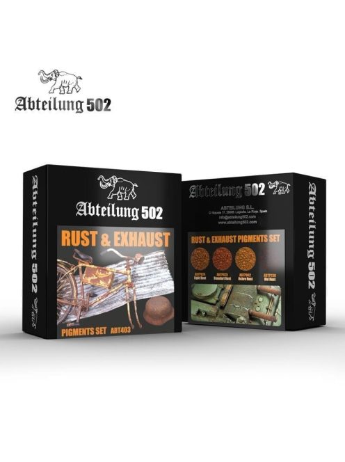 Abteilung 502 - Rust & Exhaust - Pigments Set