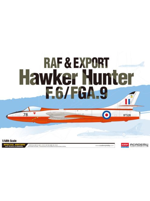 Academy -  Academy 12312 - RAF Export Hawker Hunter F.6/FGA.9 (1:48)