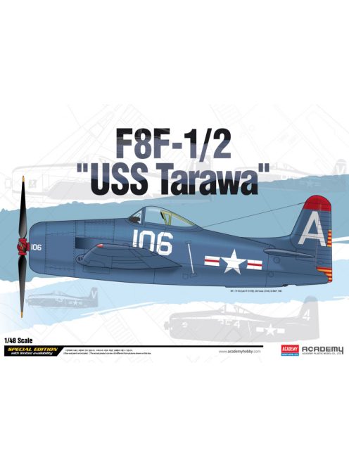Academy -  Academy 12313 - F8F-1/2 "USS Tarawa" LE: (1:48)