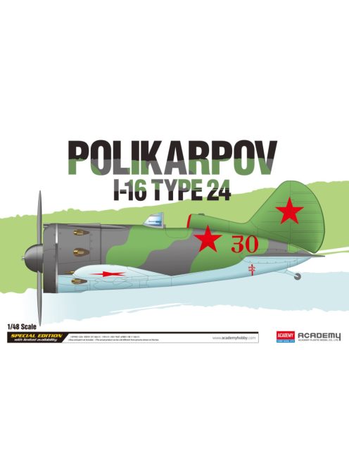 Academy -  Academy 12314 - Polikarpov I-16 Type 24 LE: (1:48)