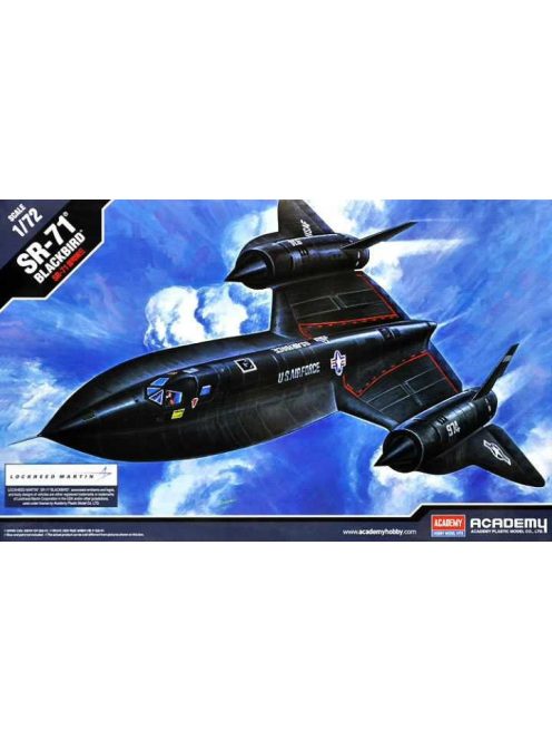 Academy - Plastikový model letadla 1/72 SR-71 BLACKBIRD - Academy