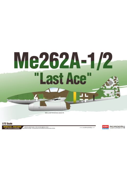 Academy -  Academy 12542 - Me262A-1/2 "Last Ace" LE: (1:72)