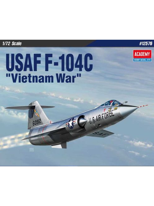 Academy - Model Kit letadlo 12576 - USAF F-104C "Vietnam War" (1:72)