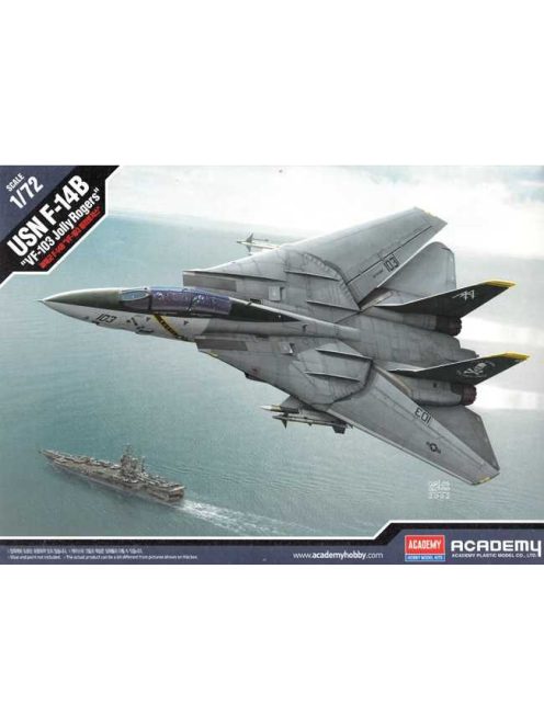 Academy - Model Kit letadlo 12578 - USN F-14B "VF-103 Jolly Rogers" (1:72)