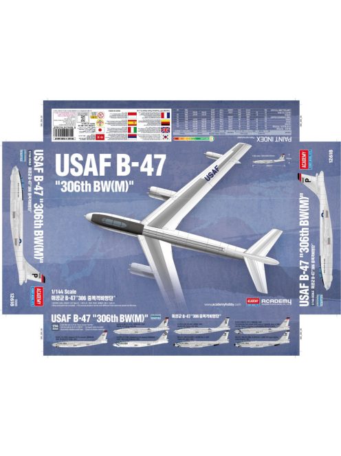 Academy -  Academy 12618 - USAF B-47 (1:144)