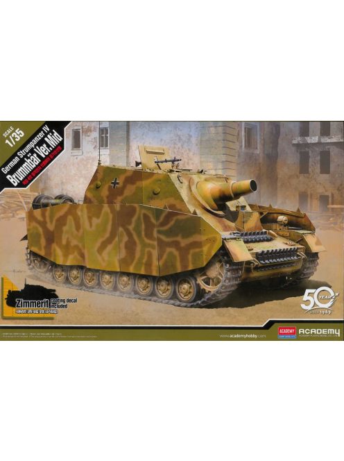 Academy - Model Kit military 13525 - German Strumpanzer IV Brummbär Ver.Mid (1:35)