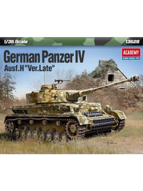 Academy - Model Kit tank 13528 - German Panzer IV Ausf.H "Ver.Late" (1:35)