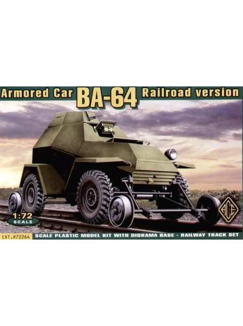 Ace - Ba-64ZhD (railroad versions) w/railway Track Set