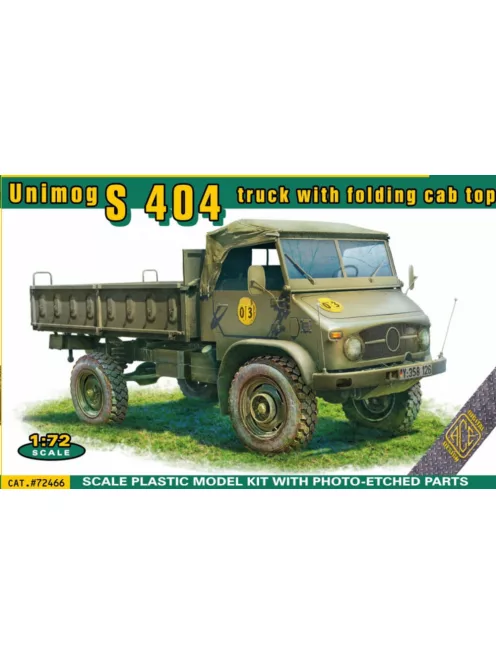 ACE - Unimog S 404 truck with folding cab top